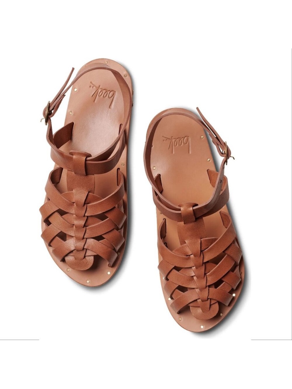 beek Kingfisher Gladiator Sandal in Cognac